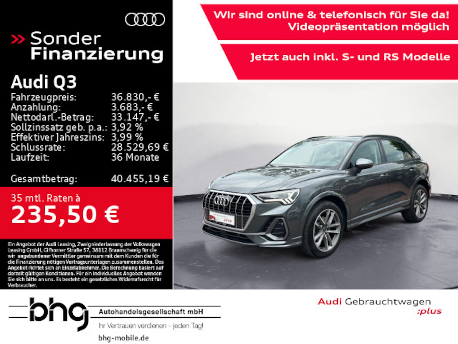 Audi Q3 SUV S line
