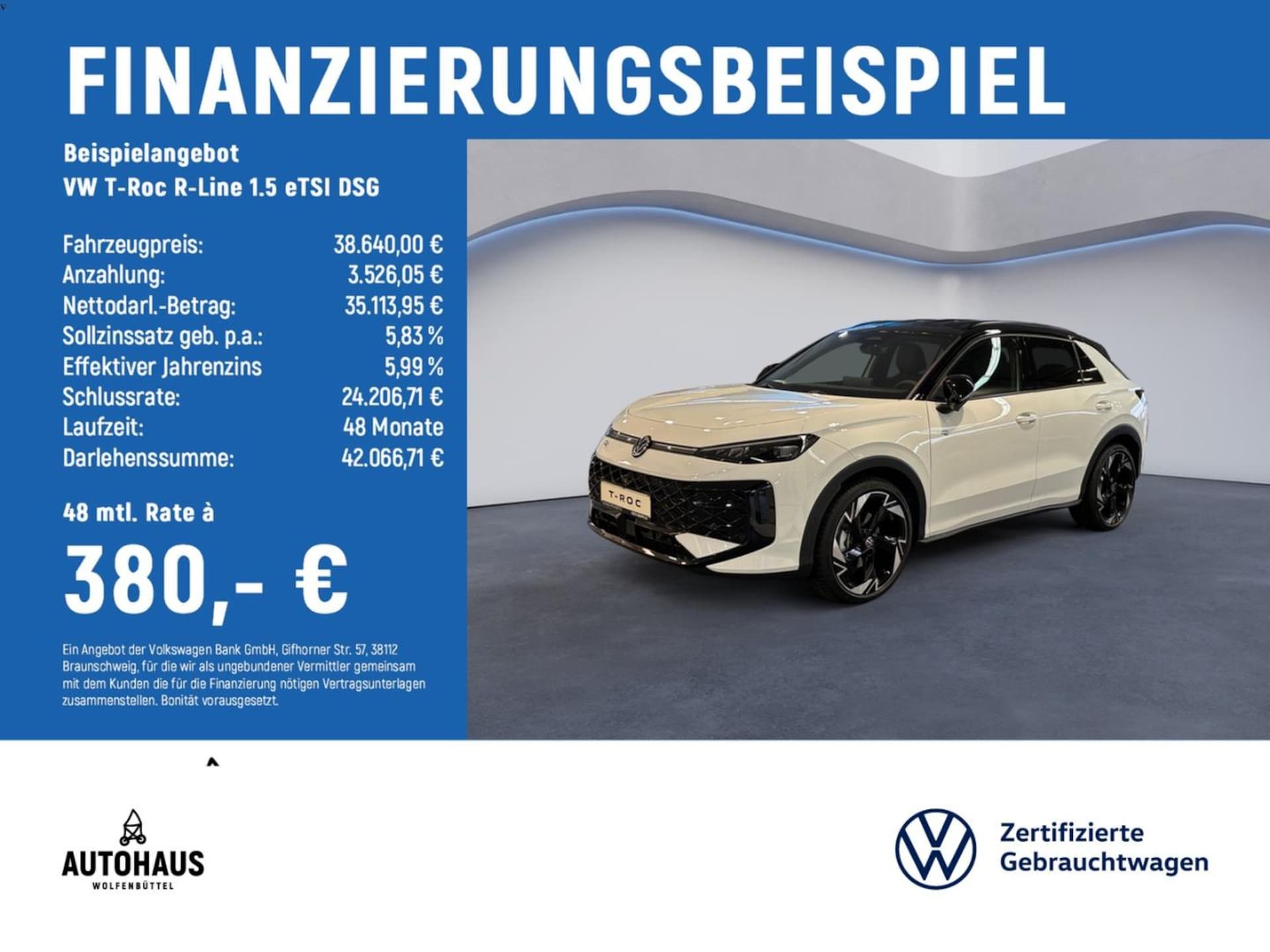 Volkswagen T-Roc R-Line