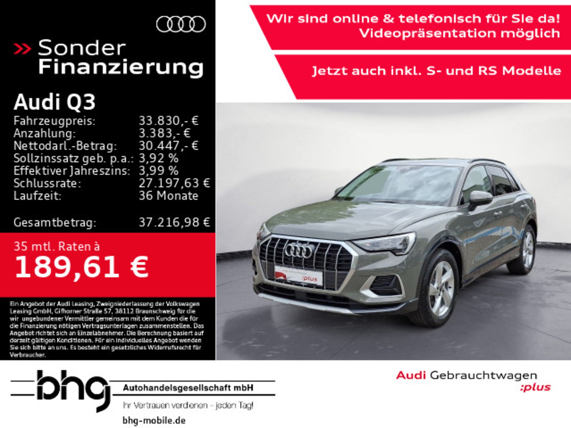 Audi Q3 SUV advanced