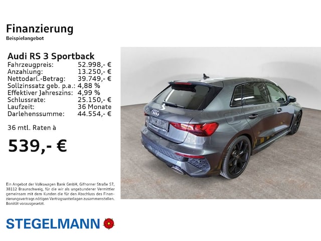 Image about Audi RS 3 Sportback TFSI quattro S tronic