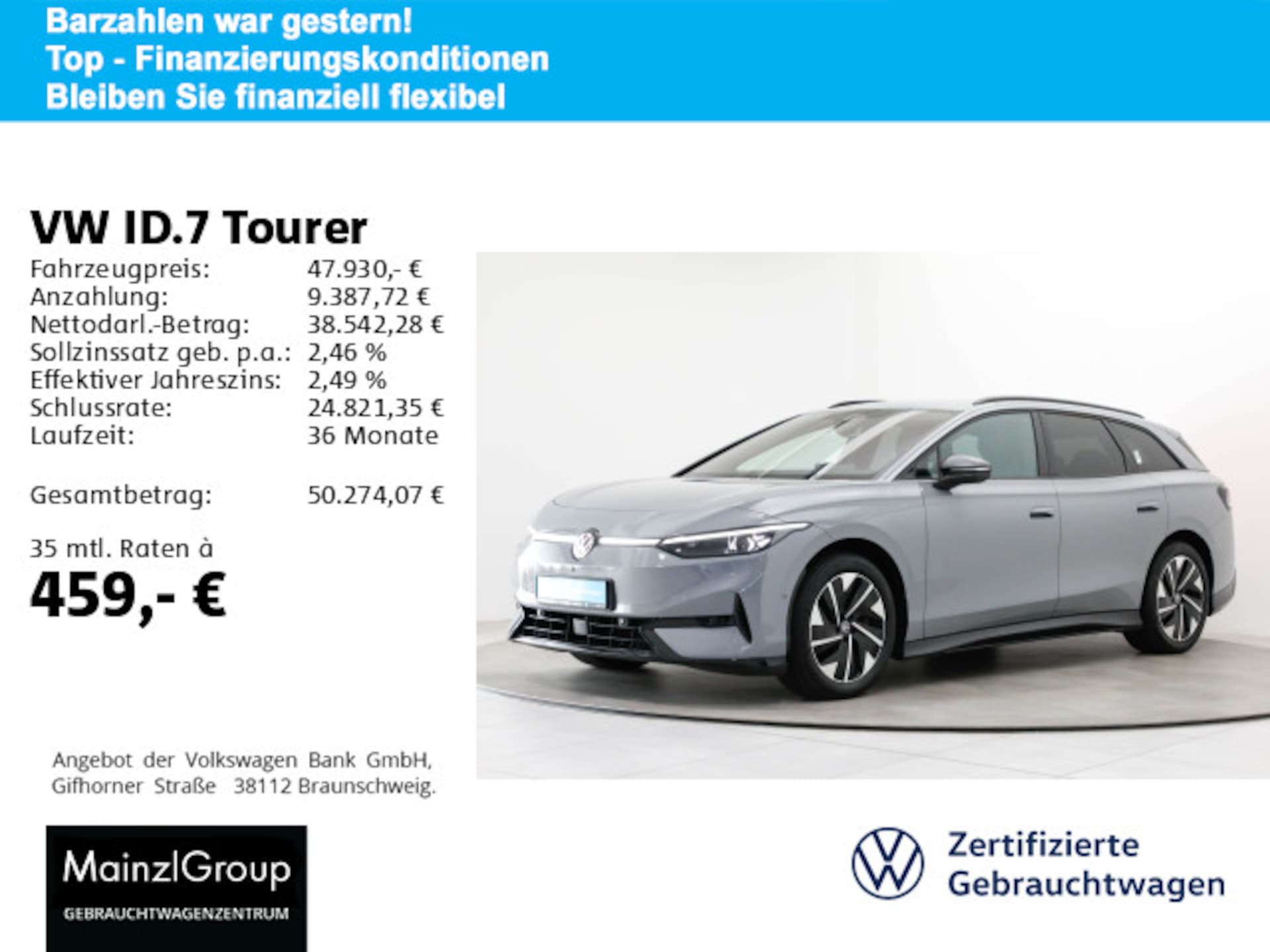 Volkswagen ID.7 Tourer Pro