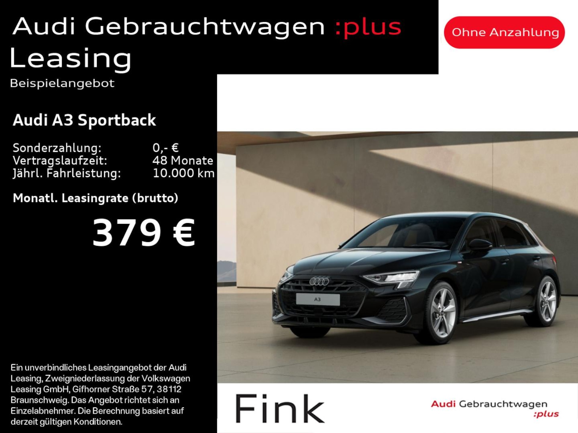 Audi A3 Sportback S line