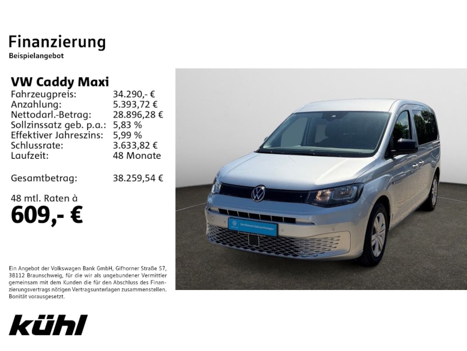 Volkswagen Caddy Maxi Basis-Modell