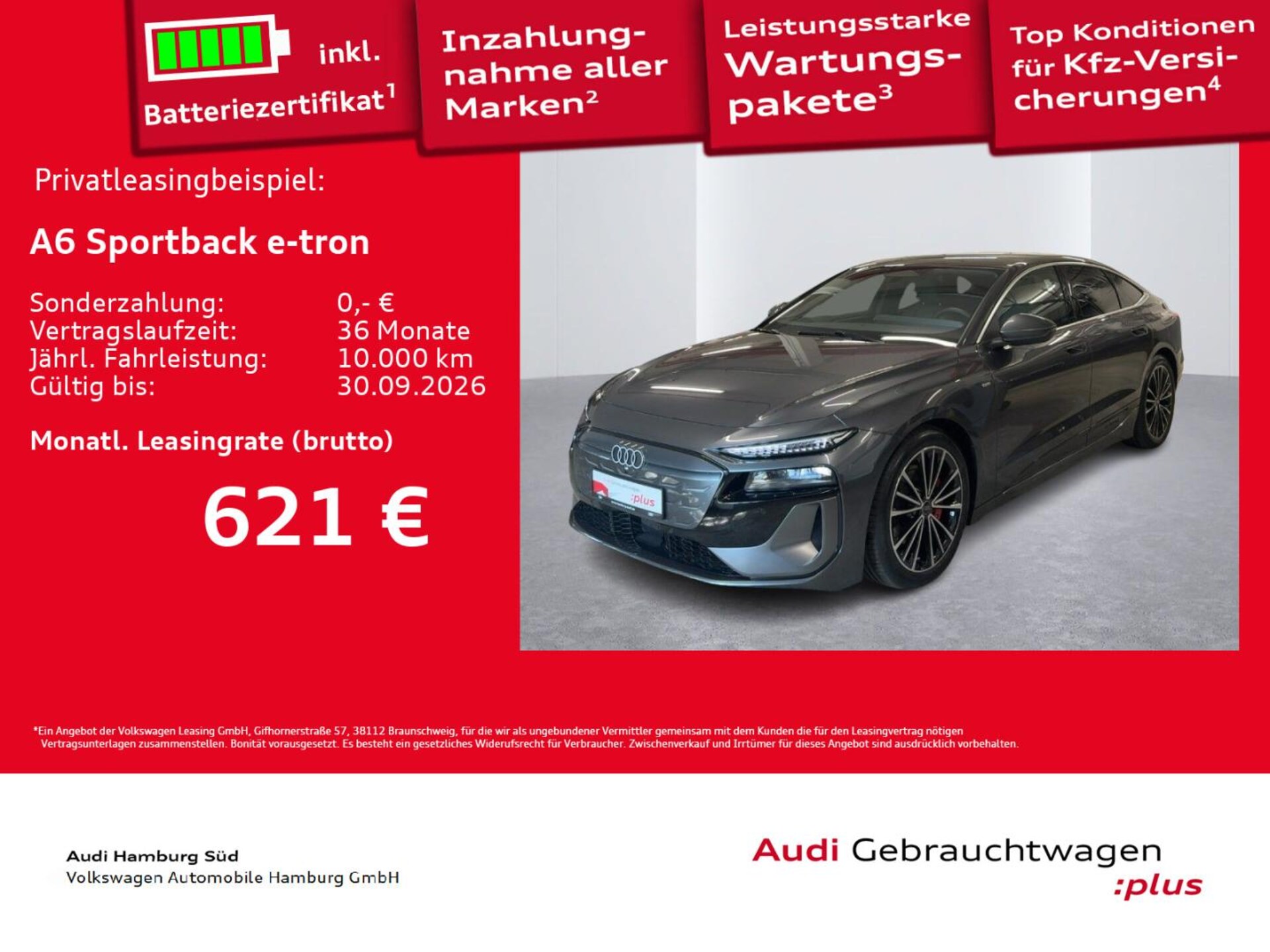 Audi A6 Sportback e-tron