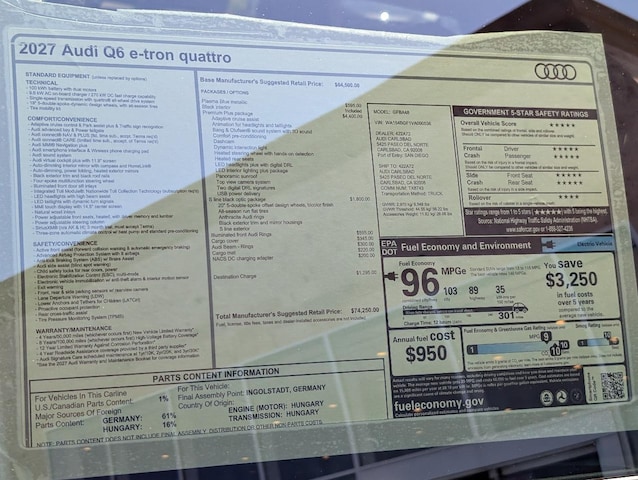 2027 Audi Q6 e-tron