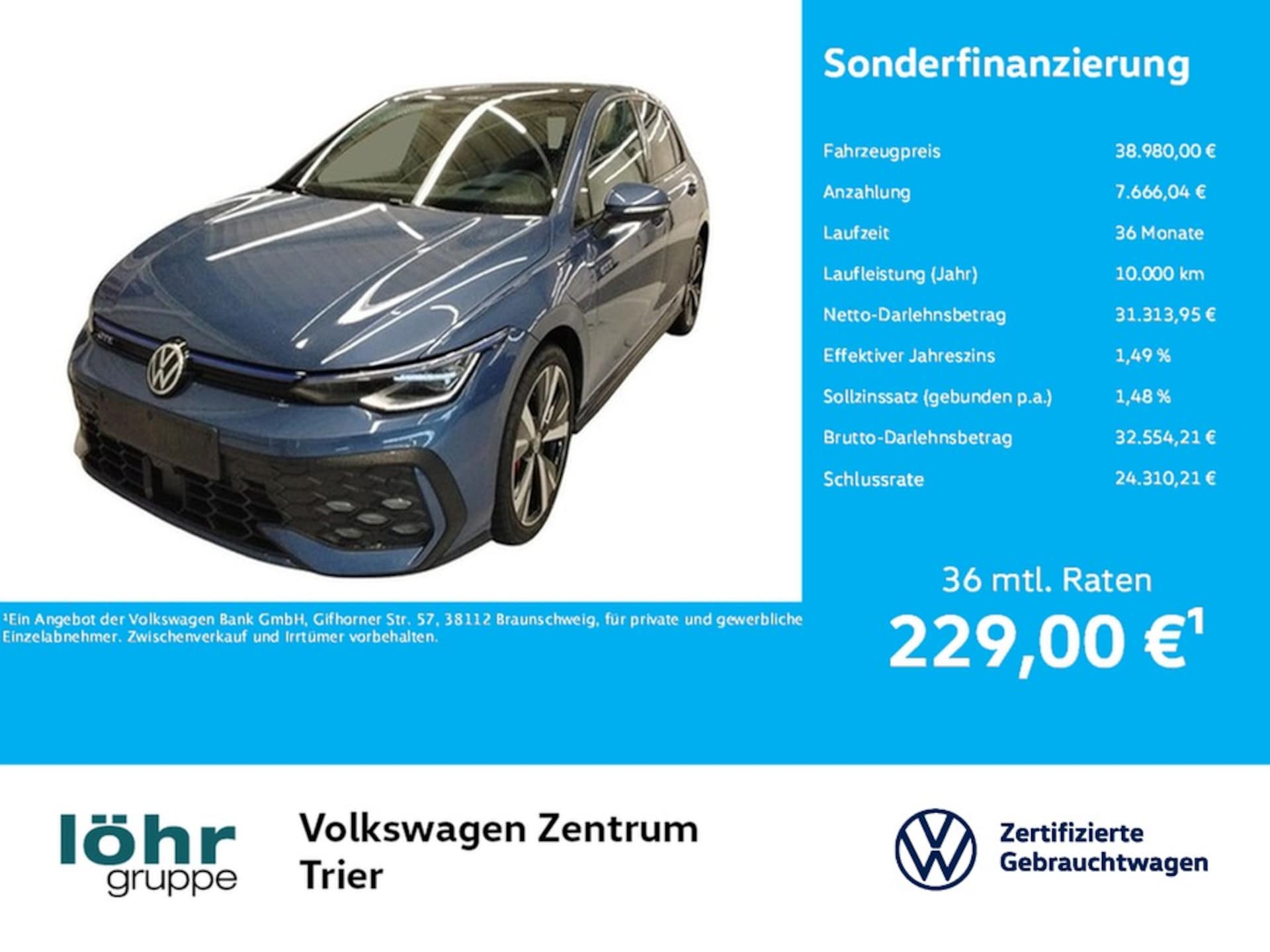 Volkswagen Golf GTE