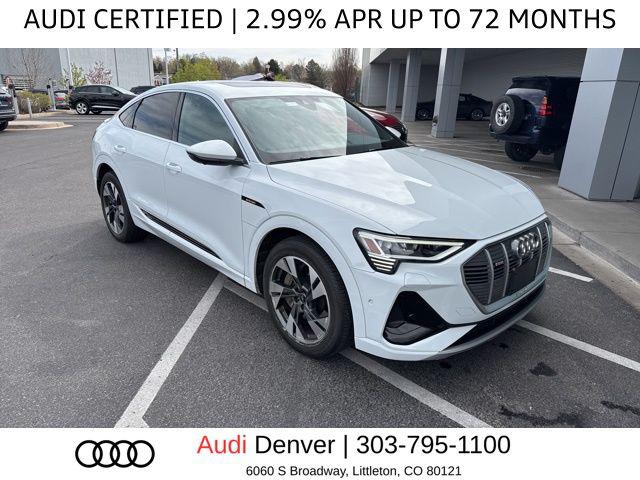 Certified 2023 Audi e-tron Sportback Premium Plus with VIN WA12AAGE3PB006350 for sale in Littleton, CO