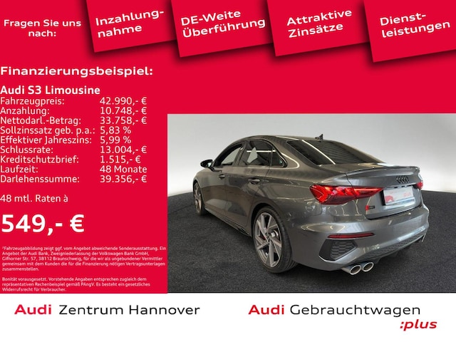 Audi S3 S3 Limousine TFSI 228310 KW(PS) S Tronic - 2022 - Joinsteer - #2