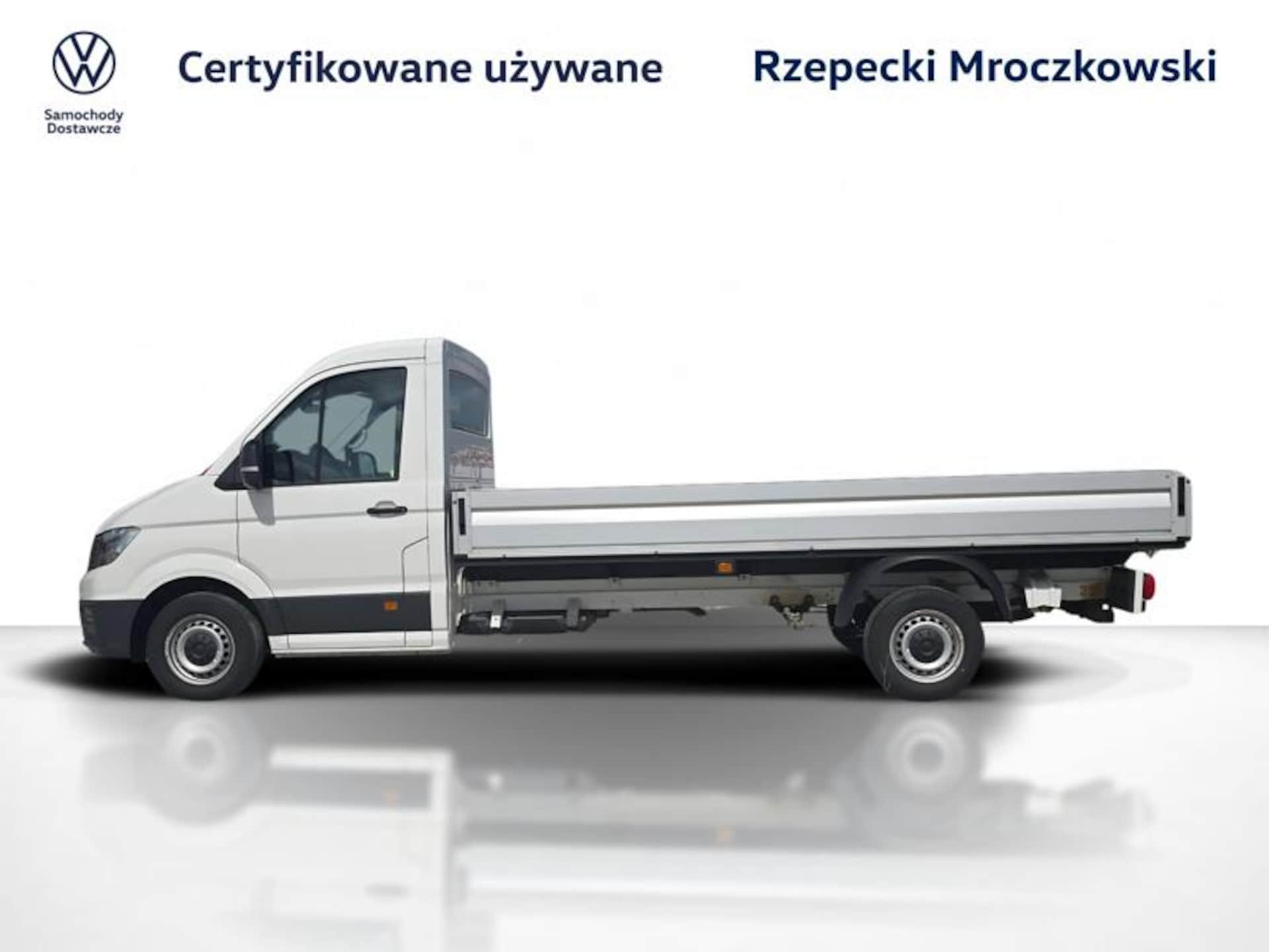 Volkswagen Crafter z pojedyńczą kabiną z długim rozstawem osi