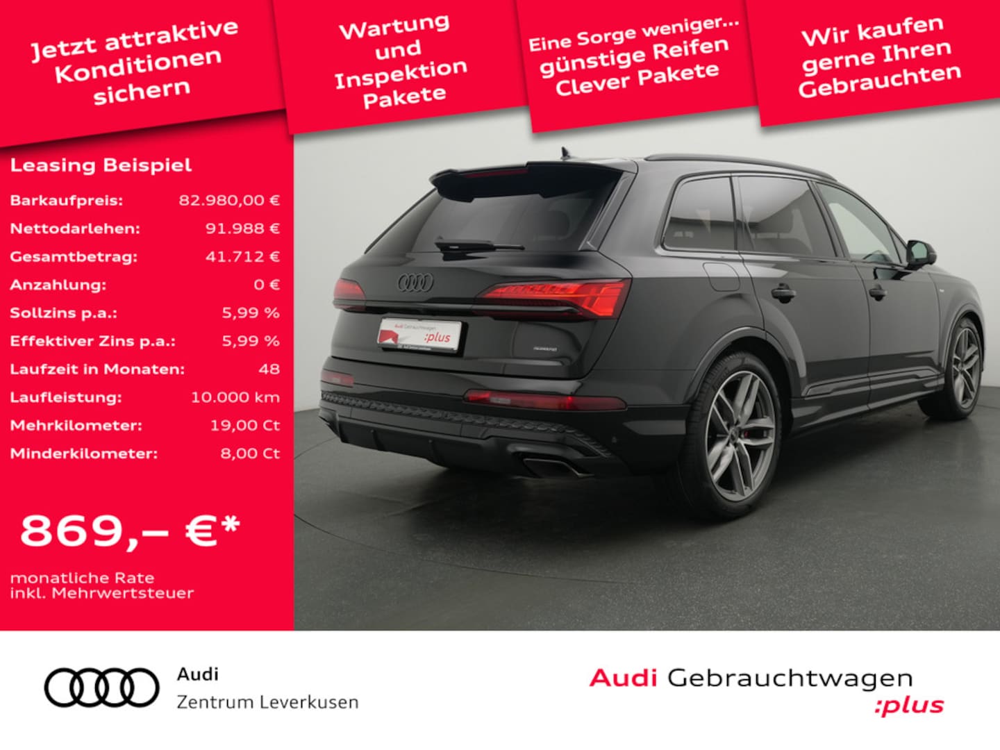 Bild über Audi Q7 SUV S line business TDI quattro 210 kW tiptronic - für weitere Informationen kontaktieren Sie den Audi Partner
