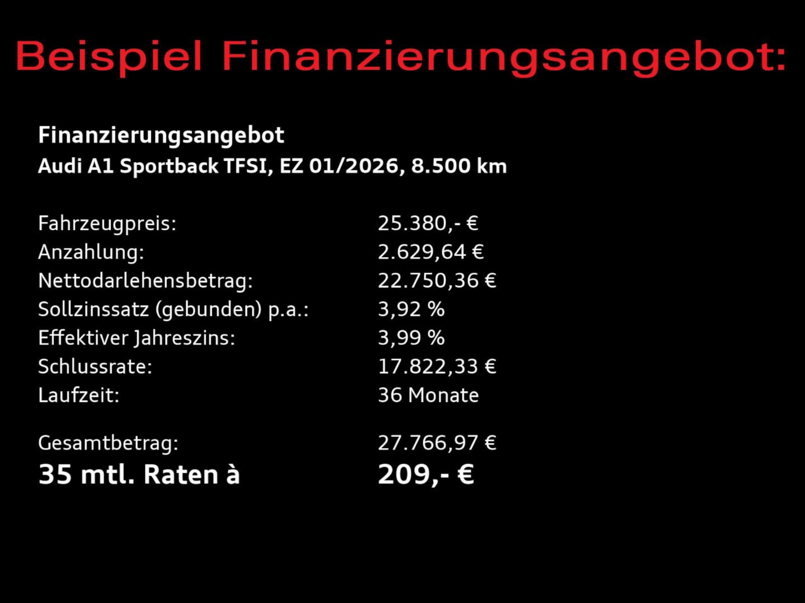 Audi A1 Sportback – Bild 4