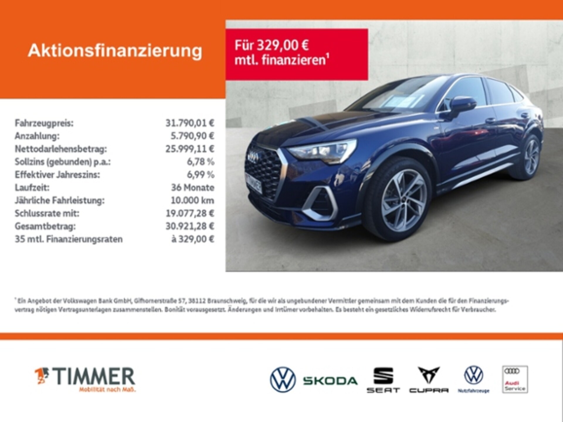 Audi Q3 Sportback S line