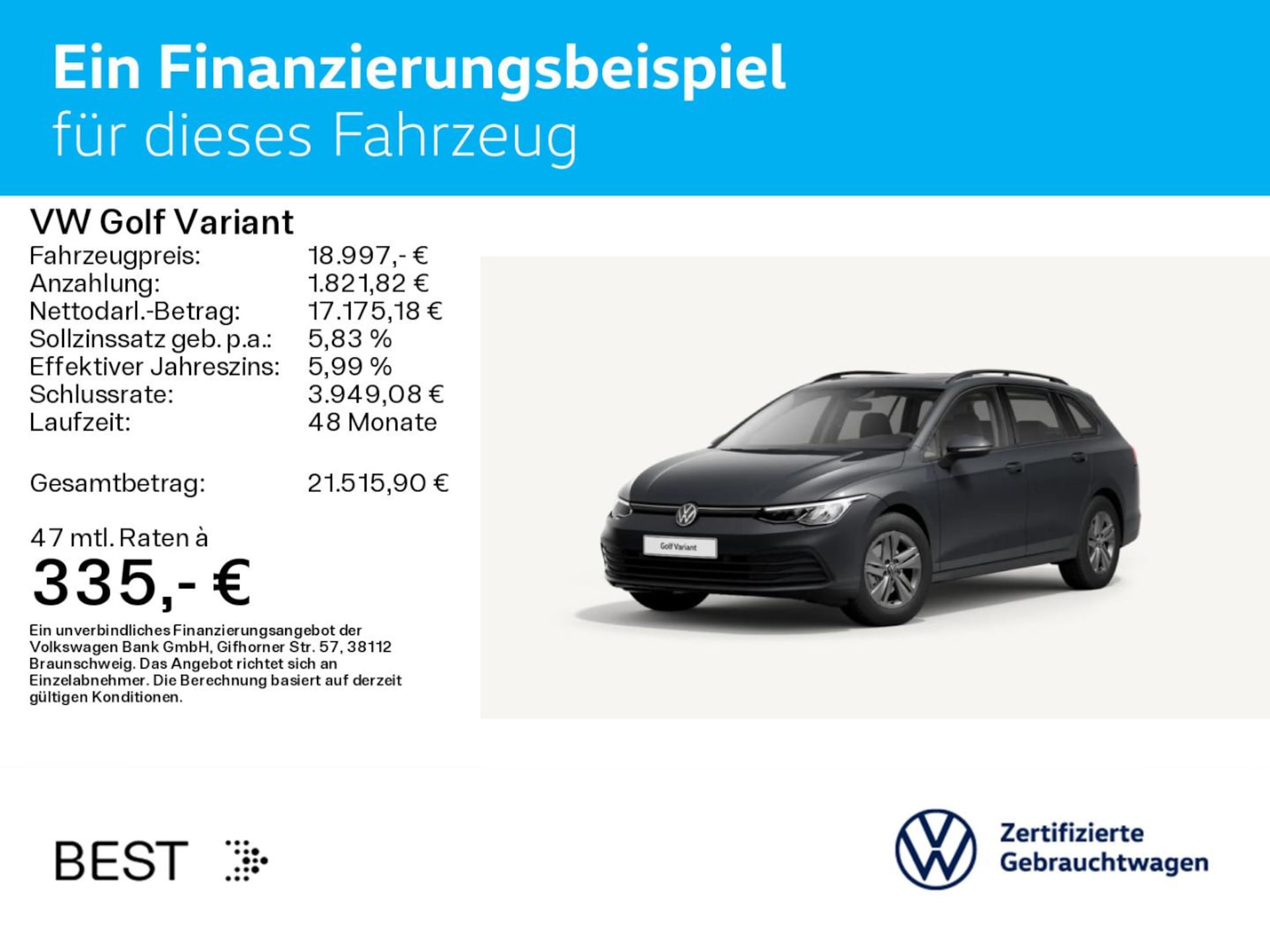 Volkswagen Golf Variant Life