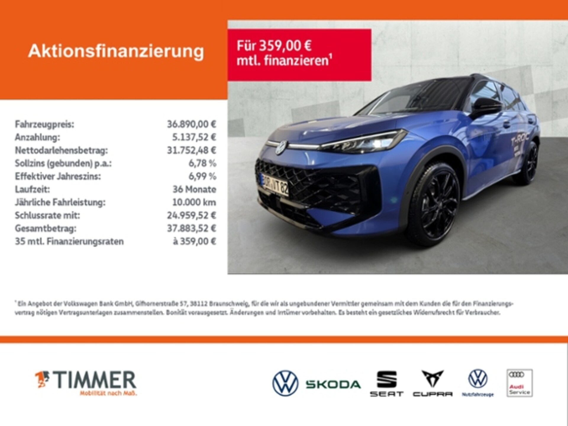 Volkswagen T-Roc R-Line
