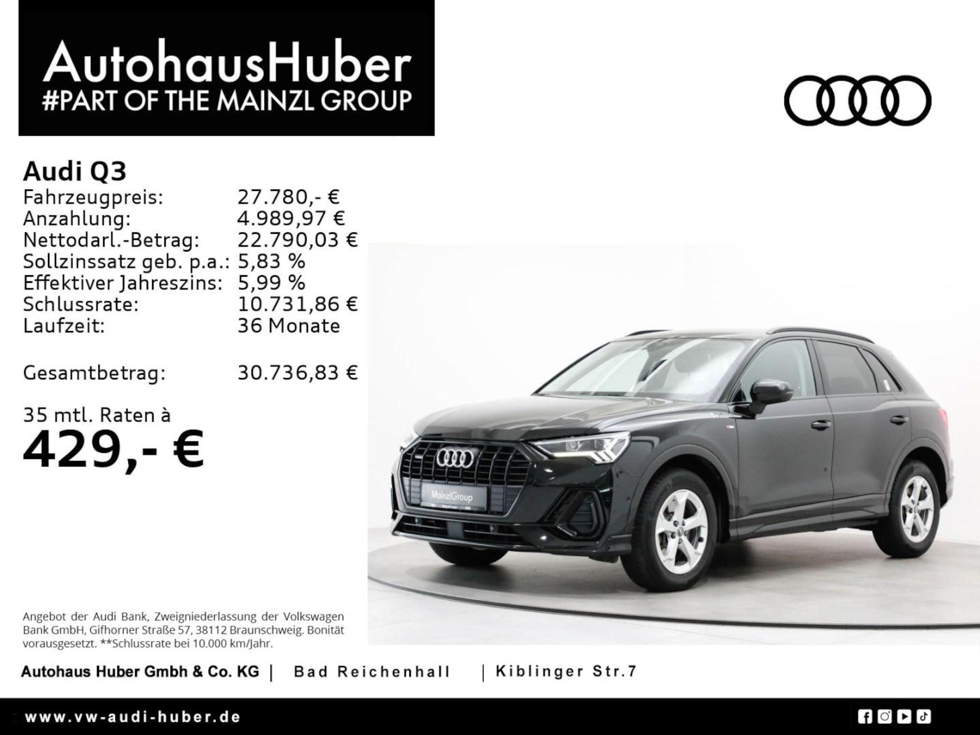 Audi Q3 SUV S line