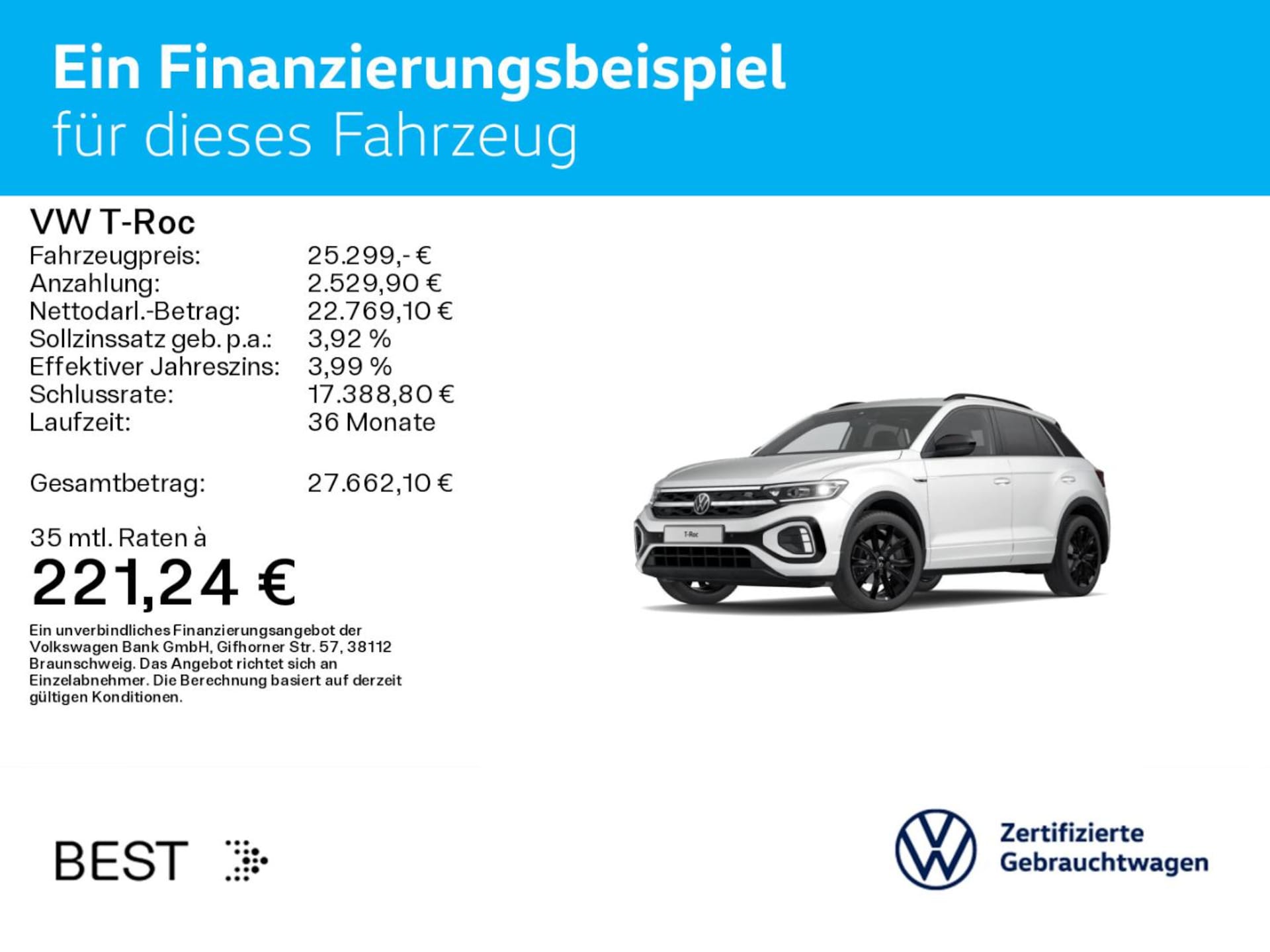 Volkswagen T-Roc R-Line
