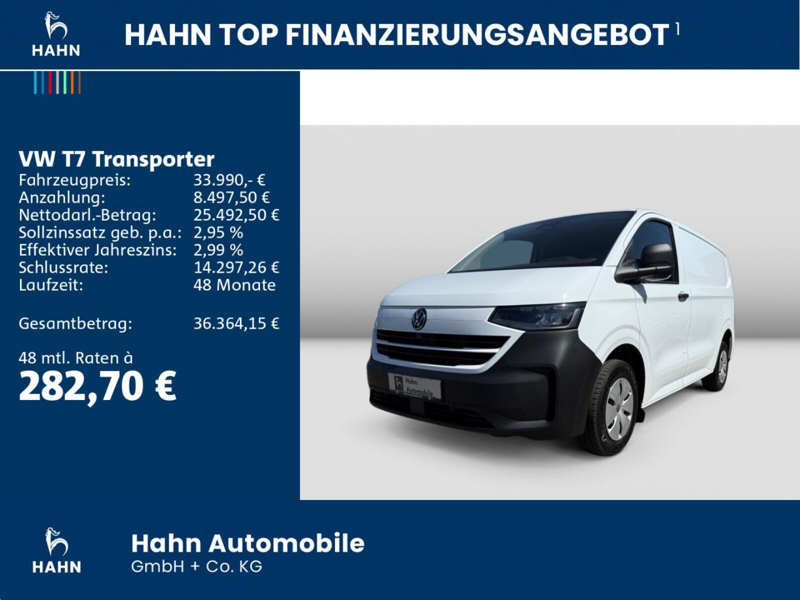 Volkswagen Transporter Kasten kurzer Radstand – Bild 2