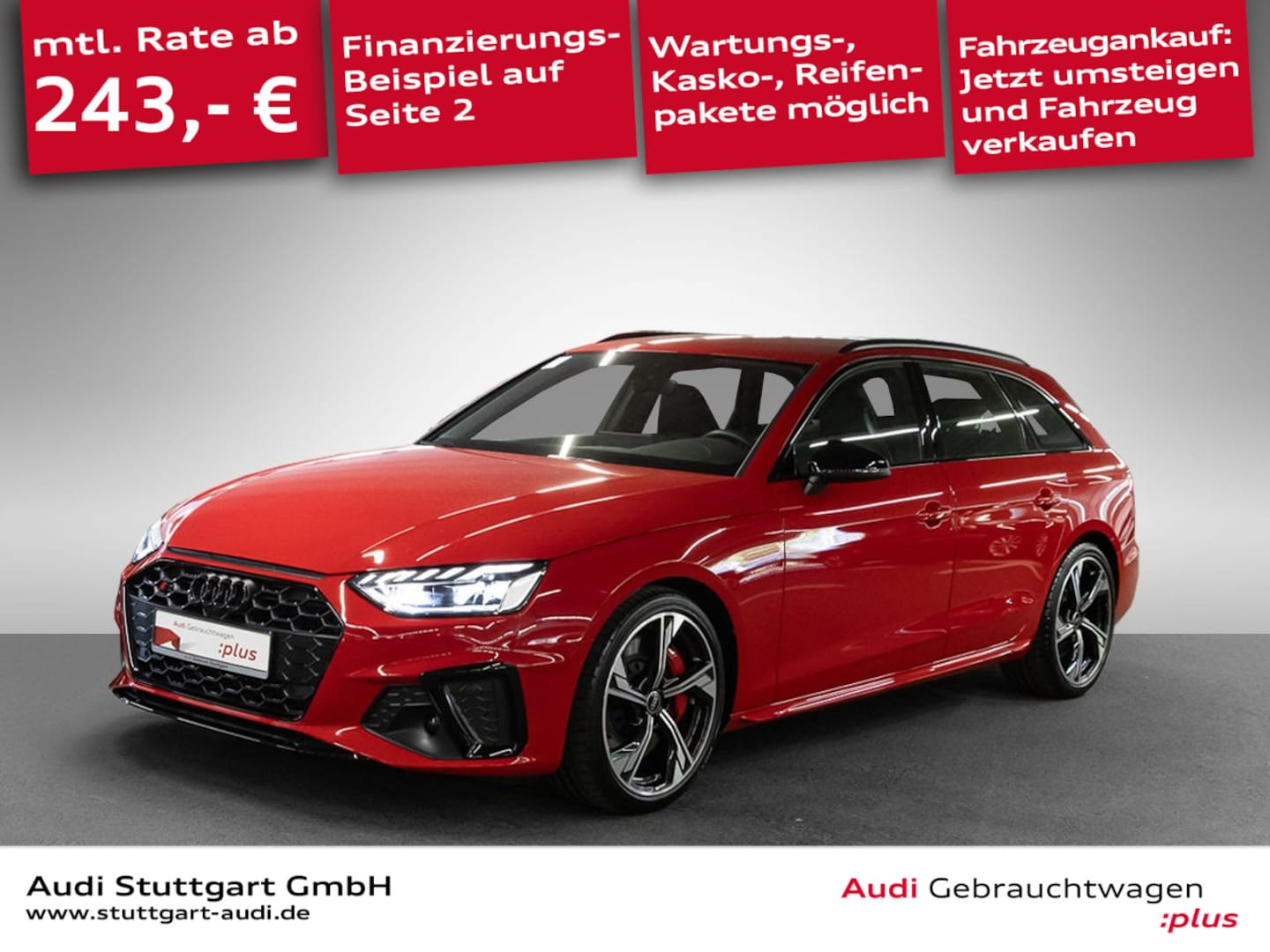 Bild über Audi S4 Avant TDI quattro tiptronic - für weitere Informationen kontaktieren Sie den Audi Partner