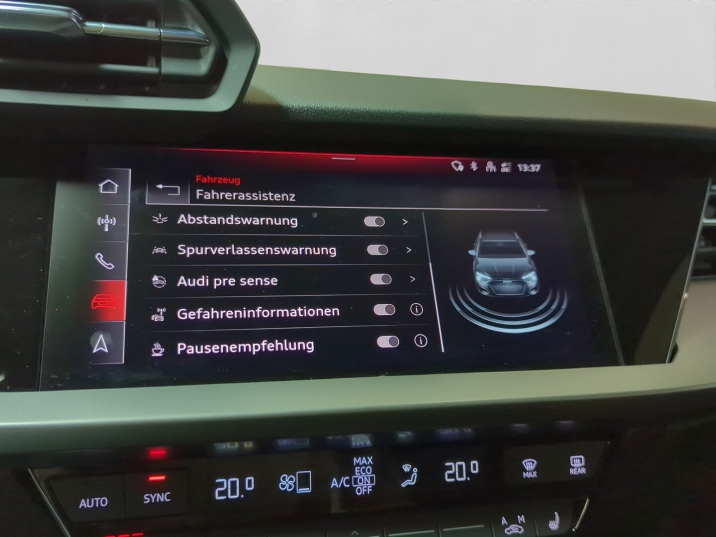 Bild über Audi A3 Sportback advanced 35 TDI S tronic - für weitere Informationen kontaktieren Sie den Audi Partner