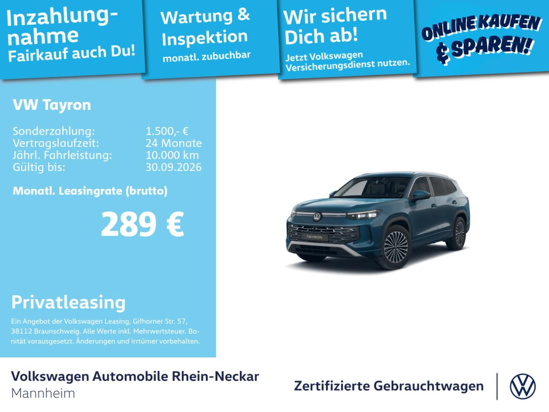Volkswagen Tayron Elegance