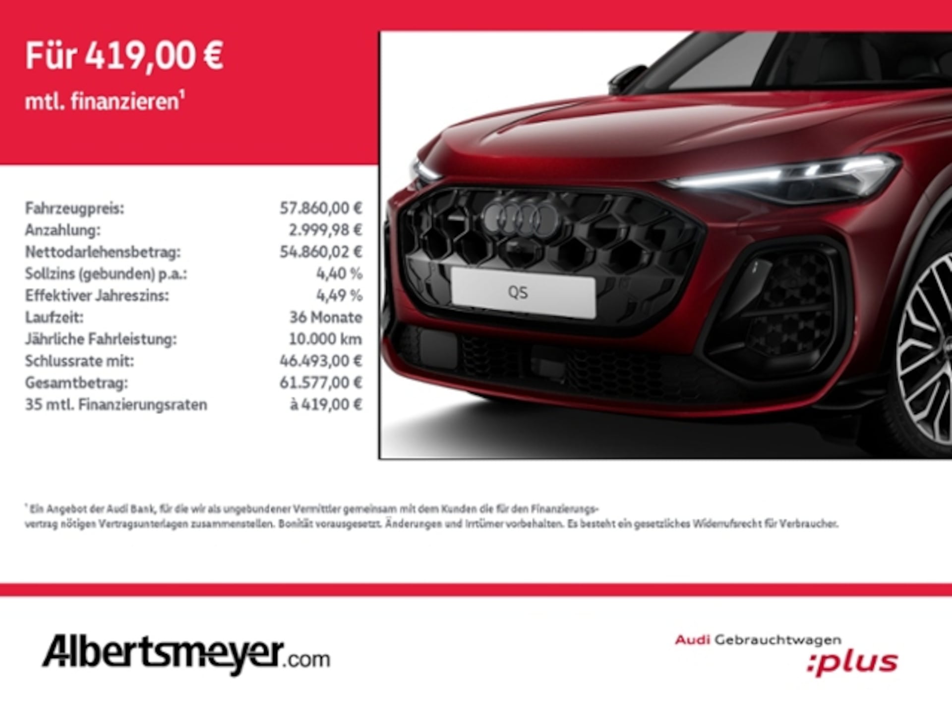 Audi Q5 SUV edition one