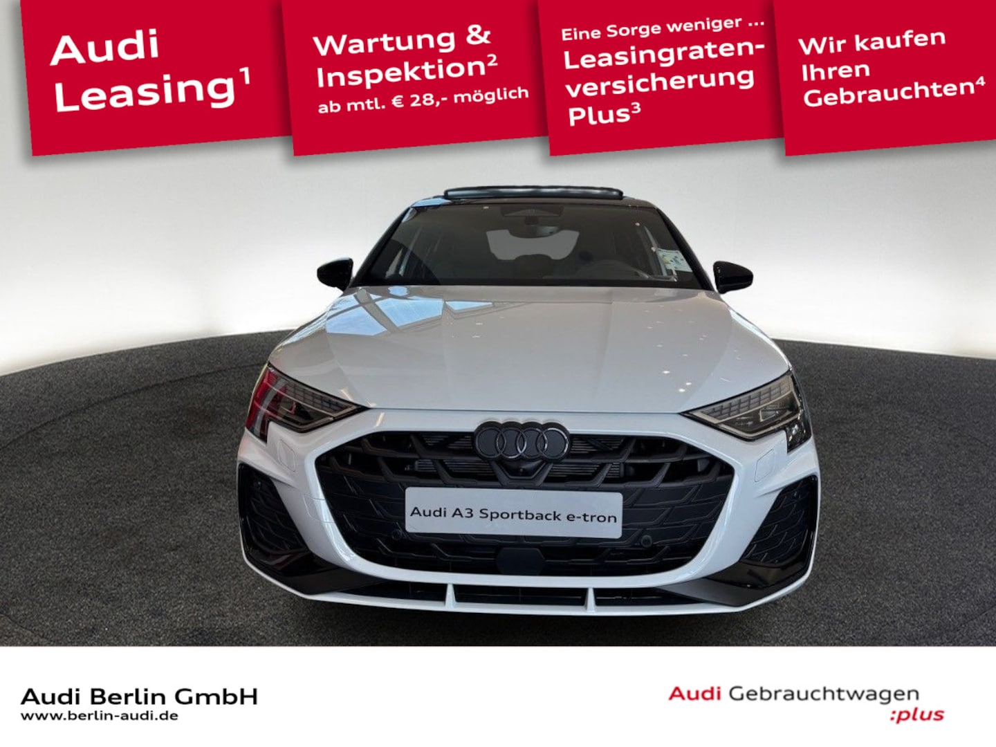 Bild über Audi A3 Sportback TFSI 110 kW S tronic - für weitere Informationen kontaktieren Sie den Audi Partner