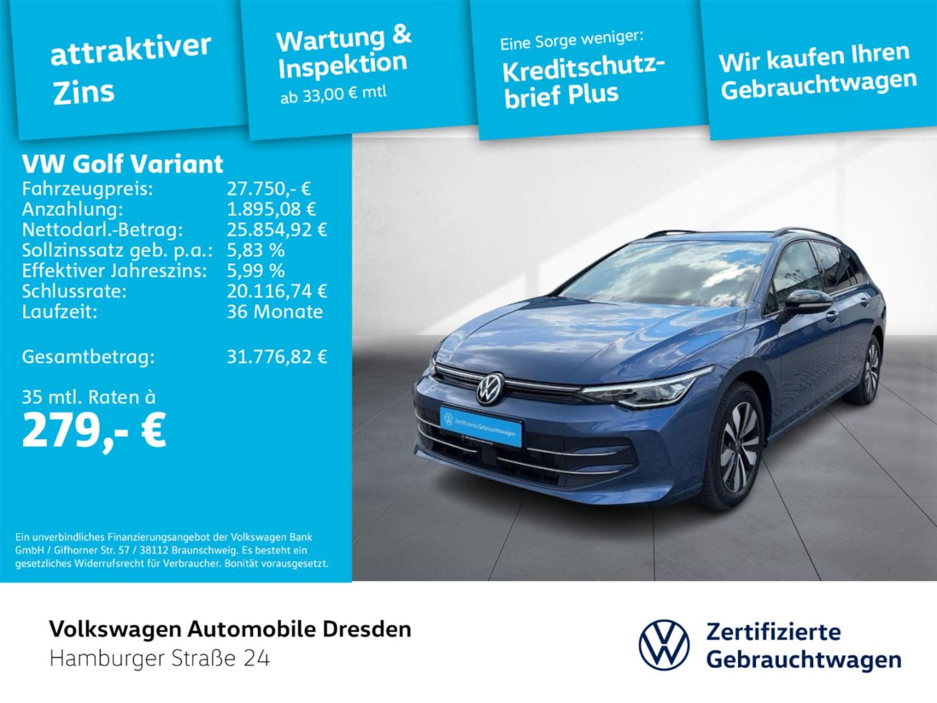 Volkswagen Golf Variant Goal