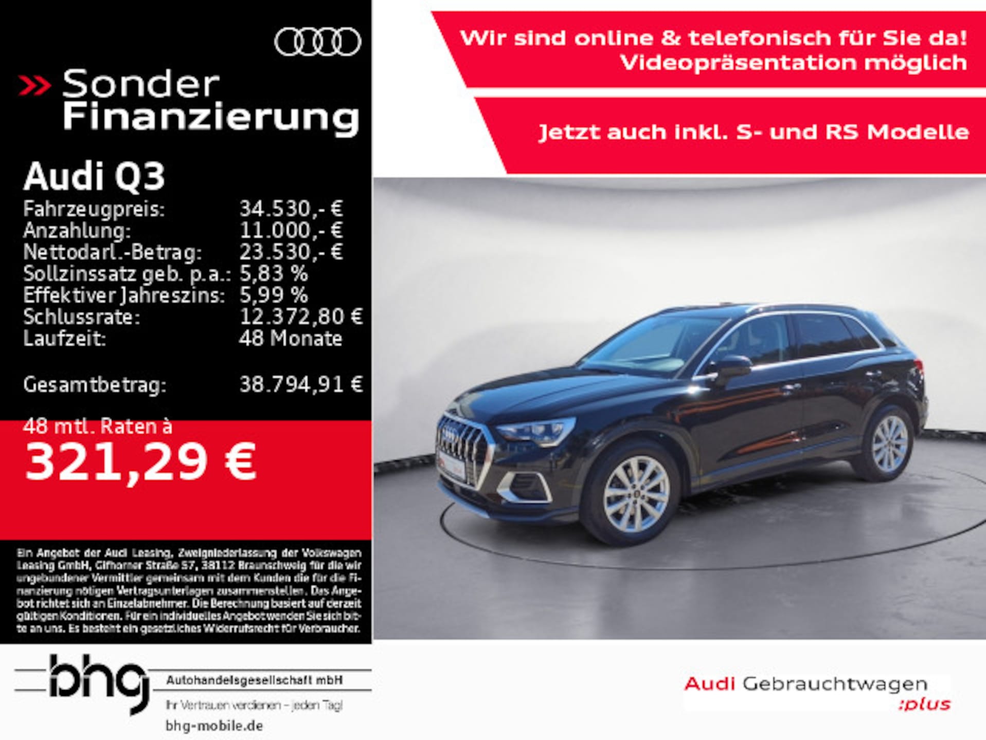 Audi Q3 SUV advanced