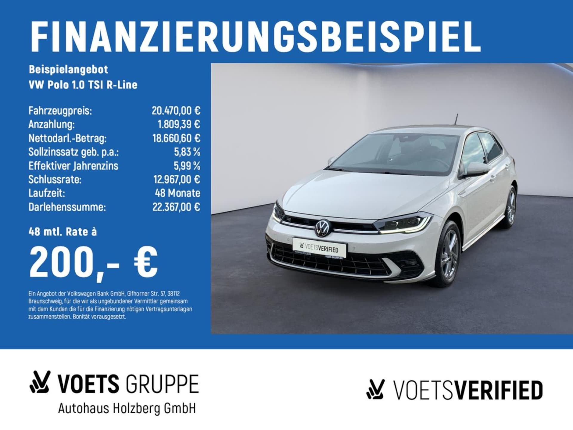 Volkswagen Polo — Volkswagen Polo Polo 1.0 TSI R-Line MATRIX+ACC+Carplay