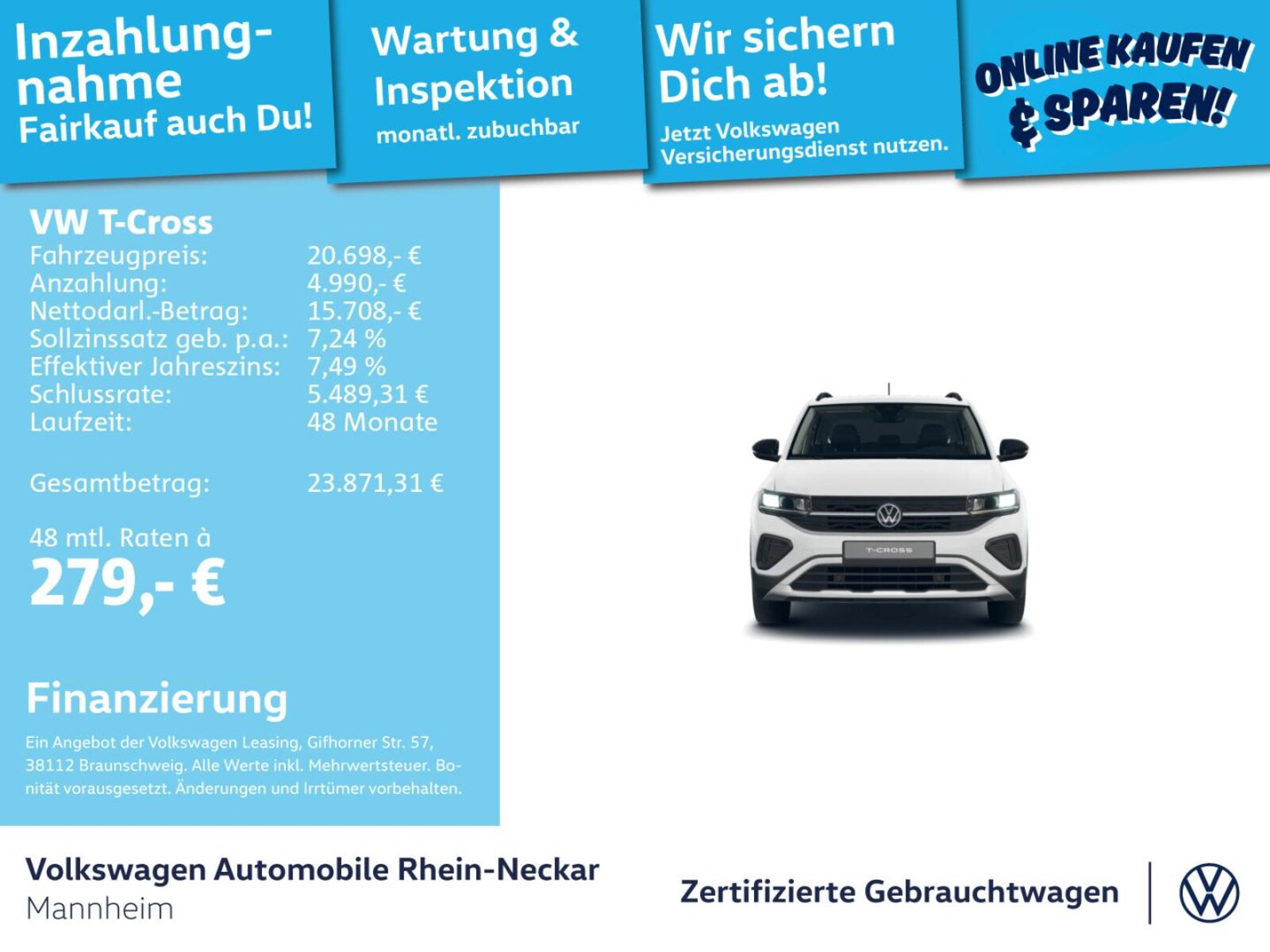 Volkswagen T-Cross – Bild 2