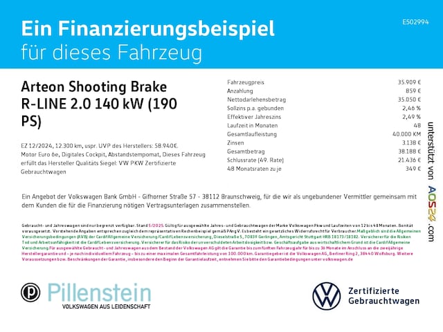 Volkswagen Arteon Shooting Brake