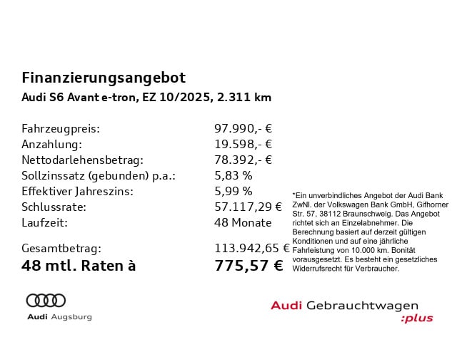 Audi S6 Avant E-tron E-tron Quattro - - Joinsteer - #3