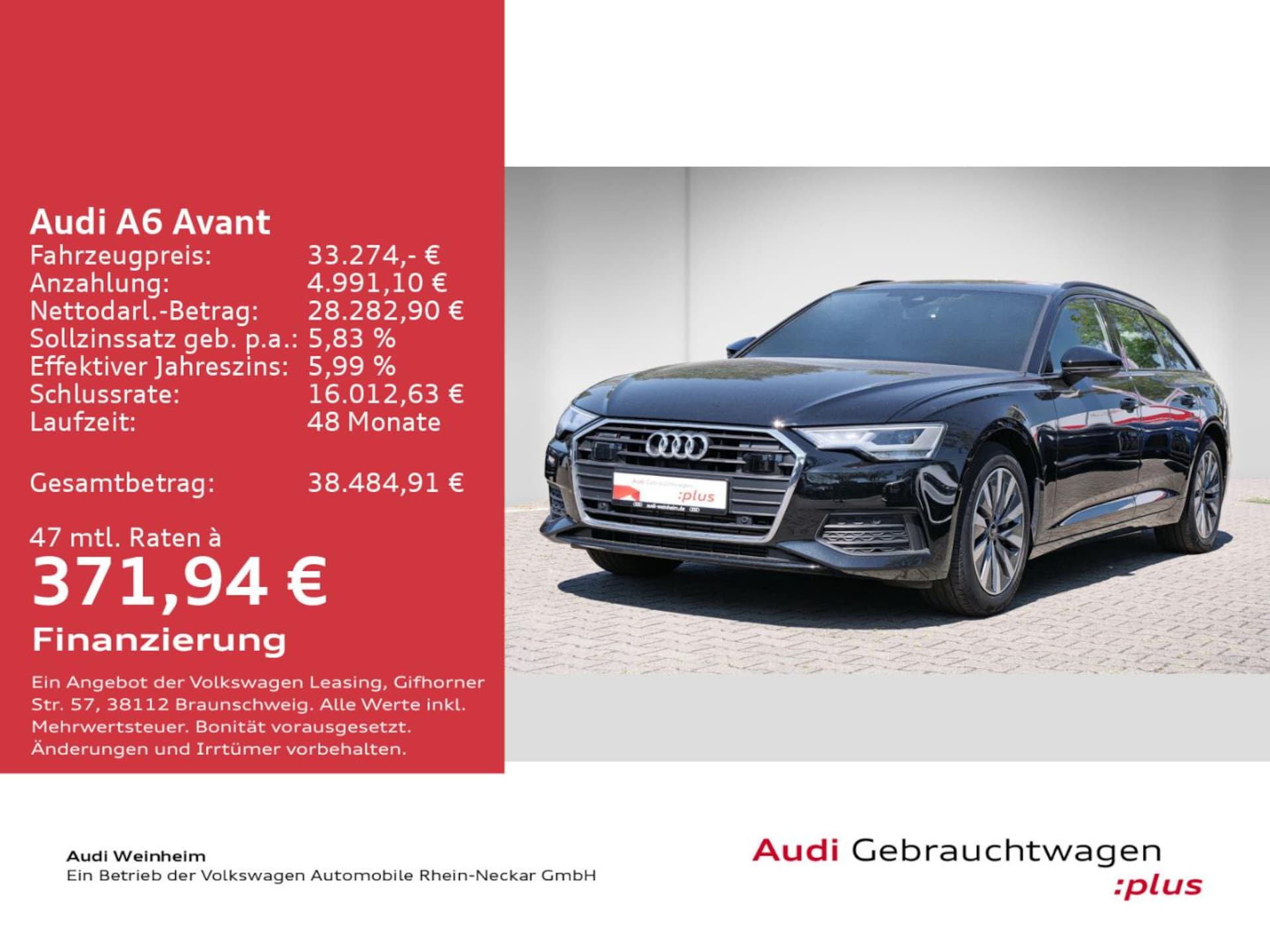 Audi A6 Avant TFSI e