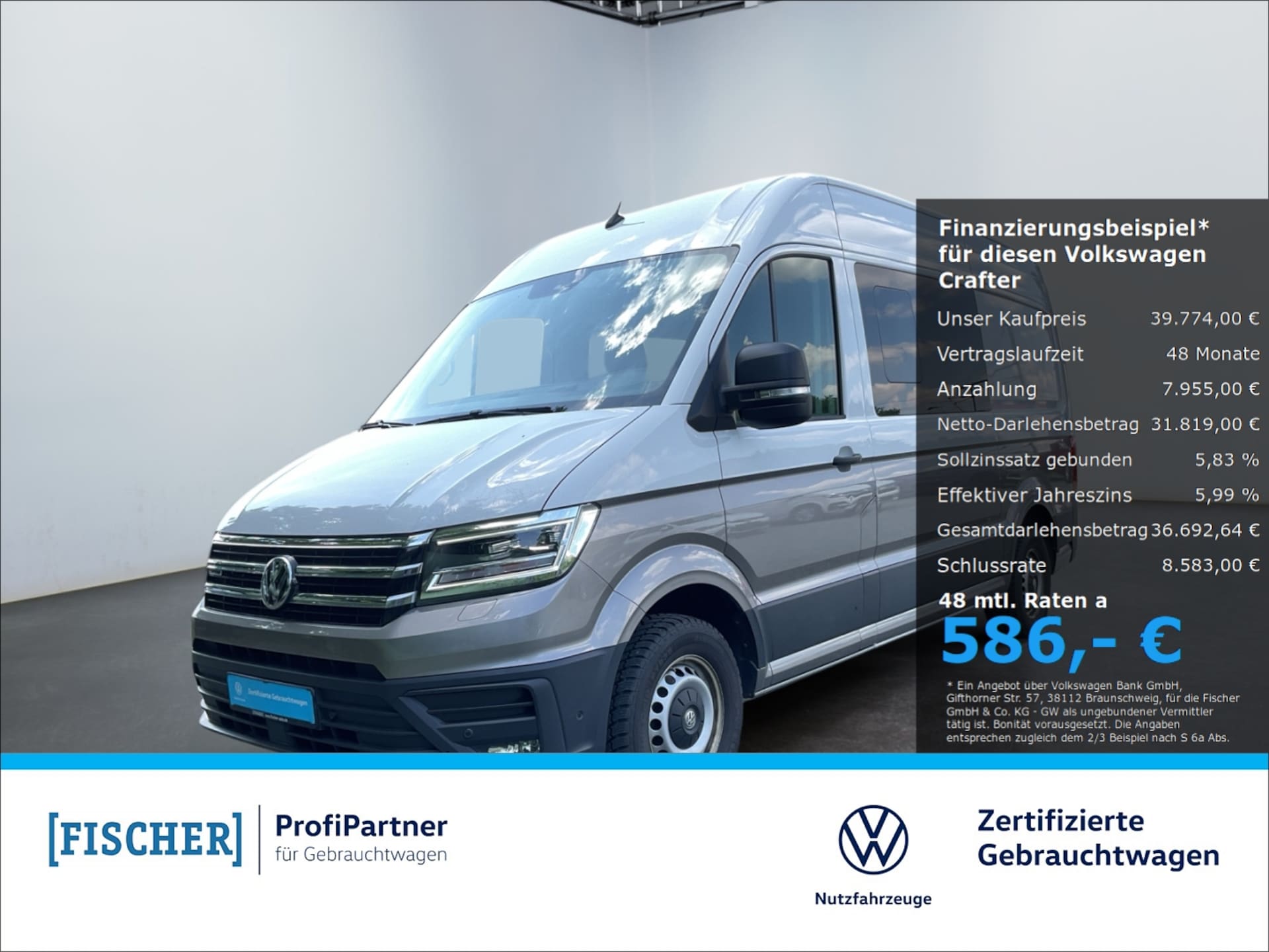 Volkswagen Crafter Kasten mittlerer Radstand