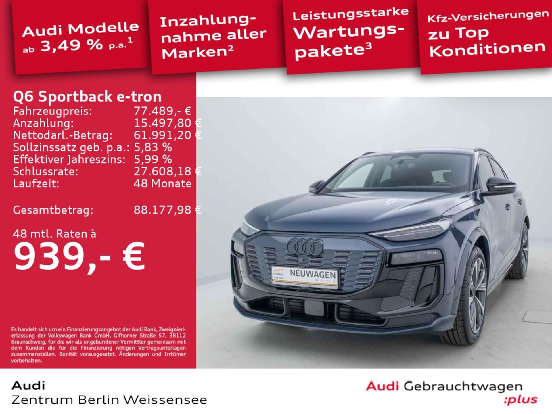 Audi Q6 Sportback e-tron