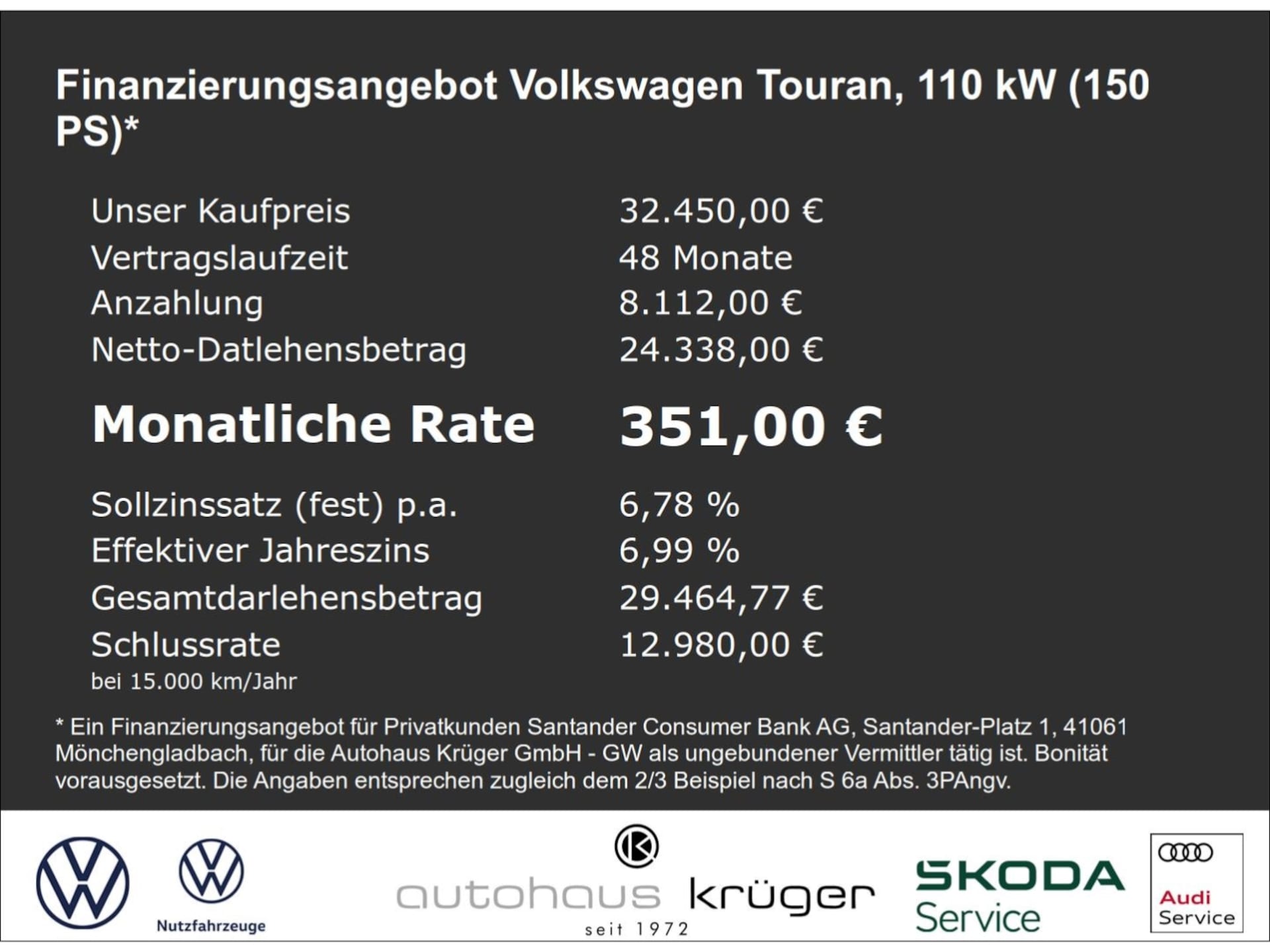 Volkswagen Touran Comfortline