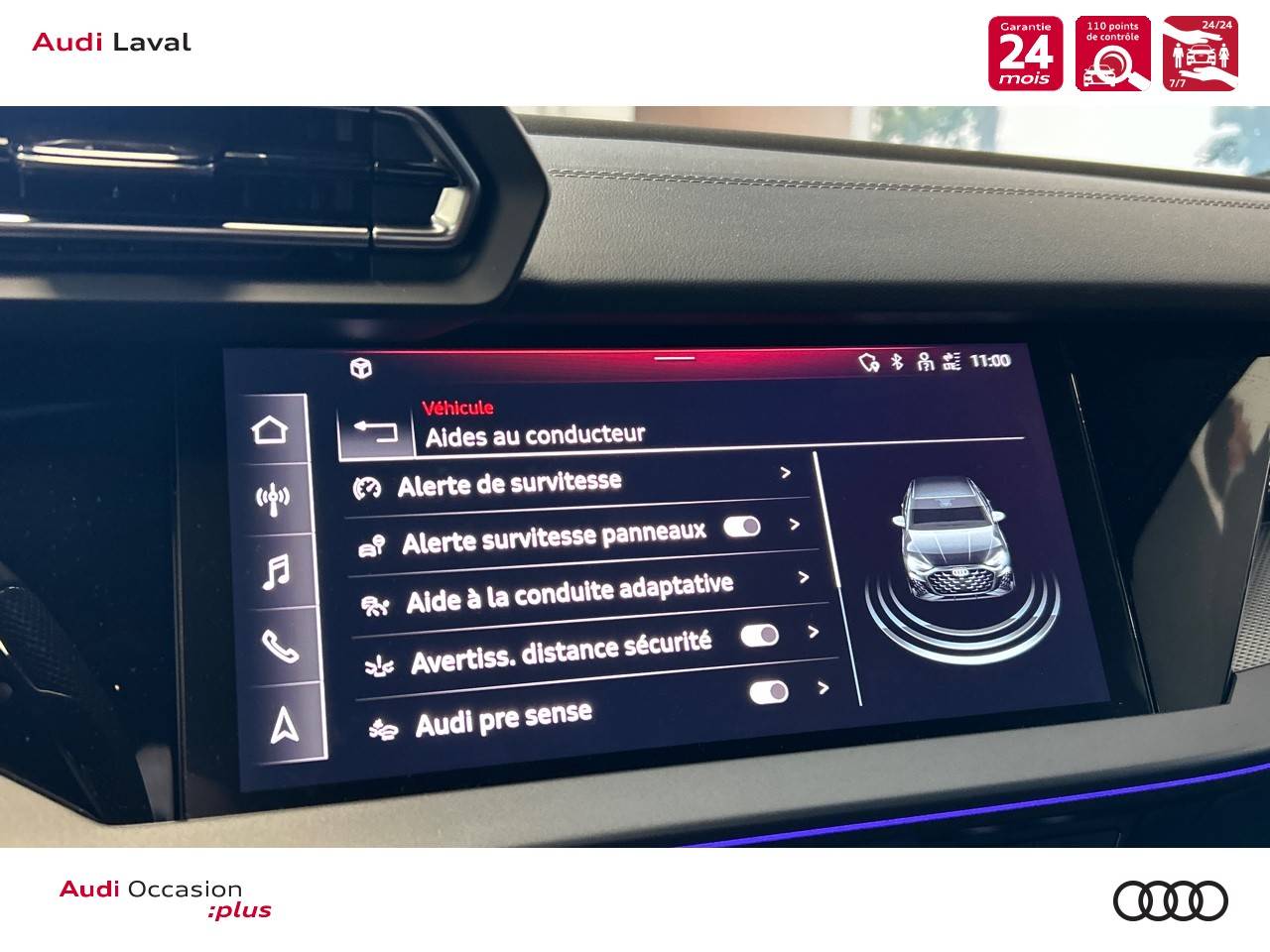 Image about Audi A3 Berline S line 35 TFSI Hybride 110 kW (150 ch) S tronic