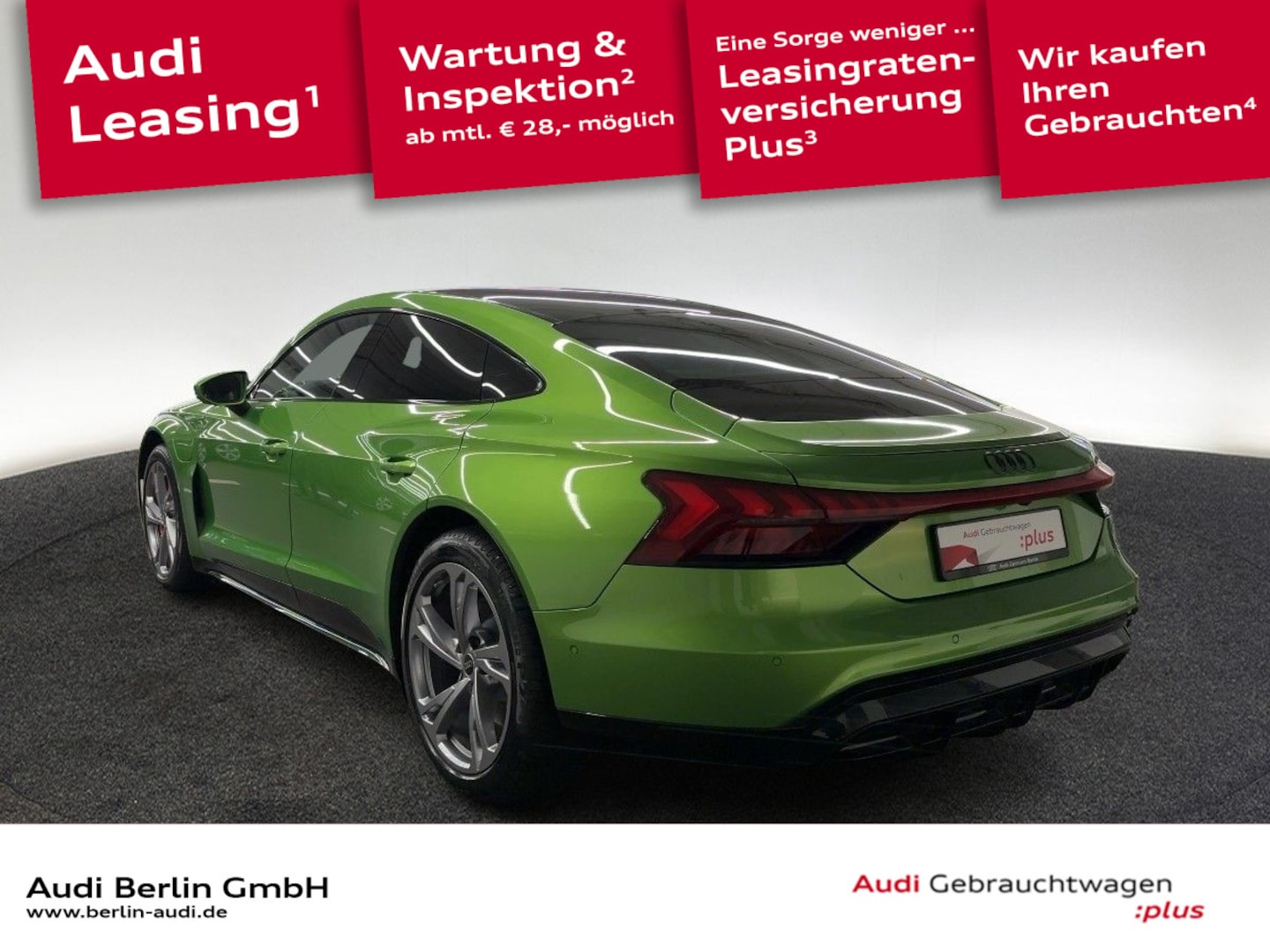 Bild über Audi e-tron GT e-tron quattro - für weitere Informationen kontaktieren Sie den Audi Partner