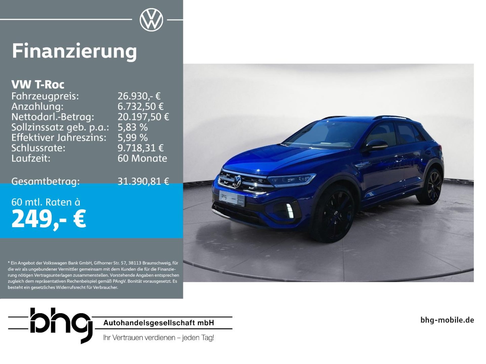 Volkswagen T-Roc R-Line