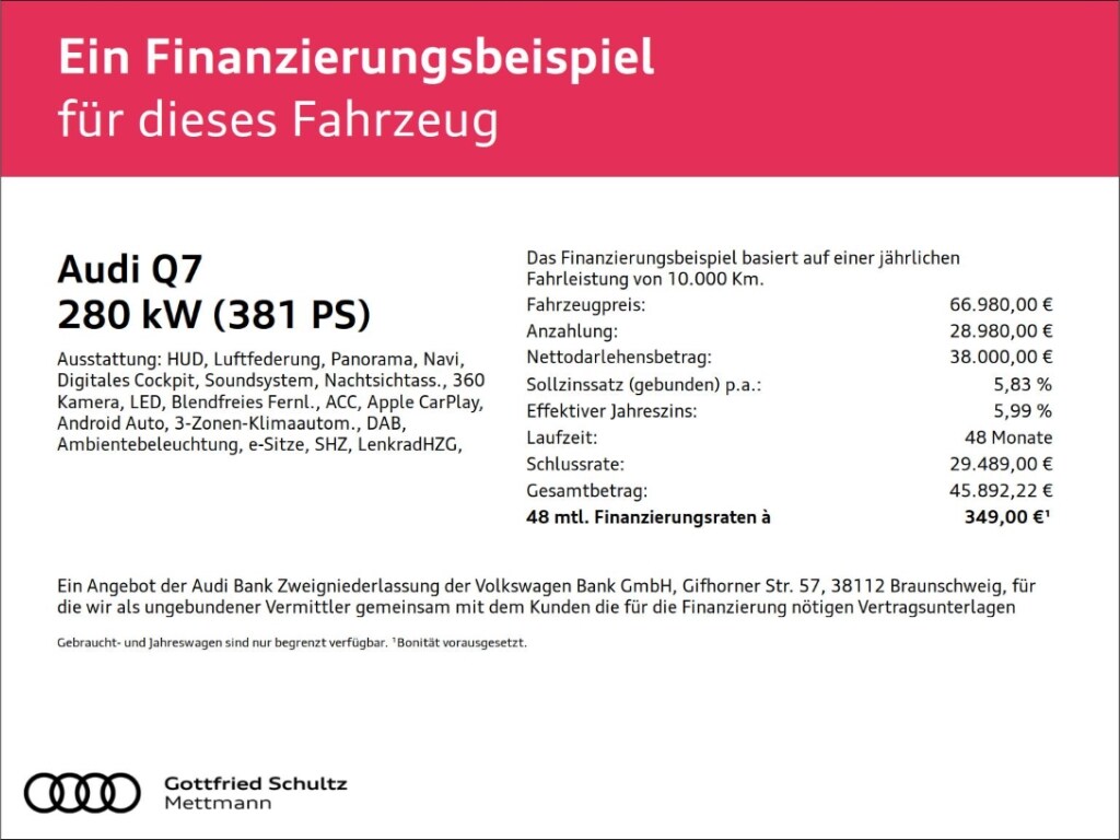 Image about Audi Q7 TFSI e 55 TFSI e quattro tiptronic