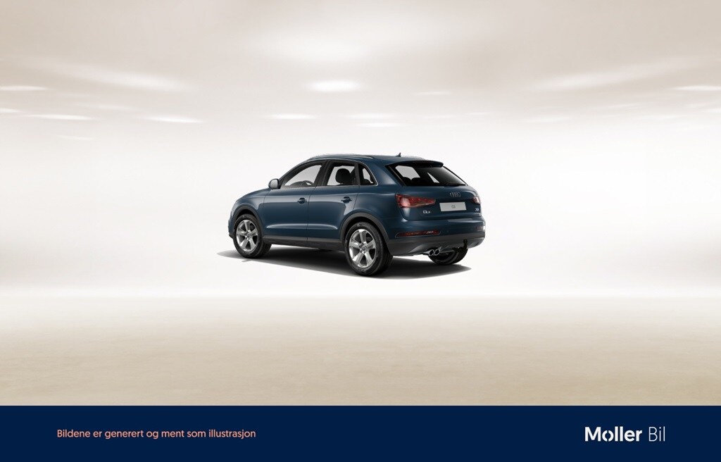 Bild som visar&nbsp;Audi Q3&nbsp;Q3 2.0 TDI quattro Design 184 hk S tronic - för mer information kontakta din Audi Partner