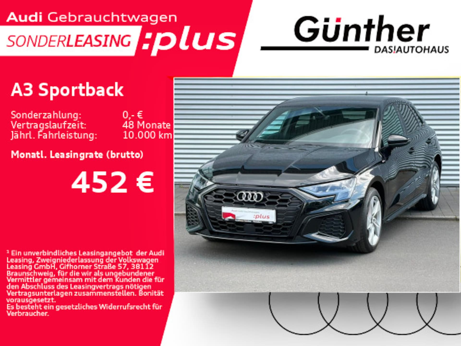 Audi A3 Sportback TFSI e S line