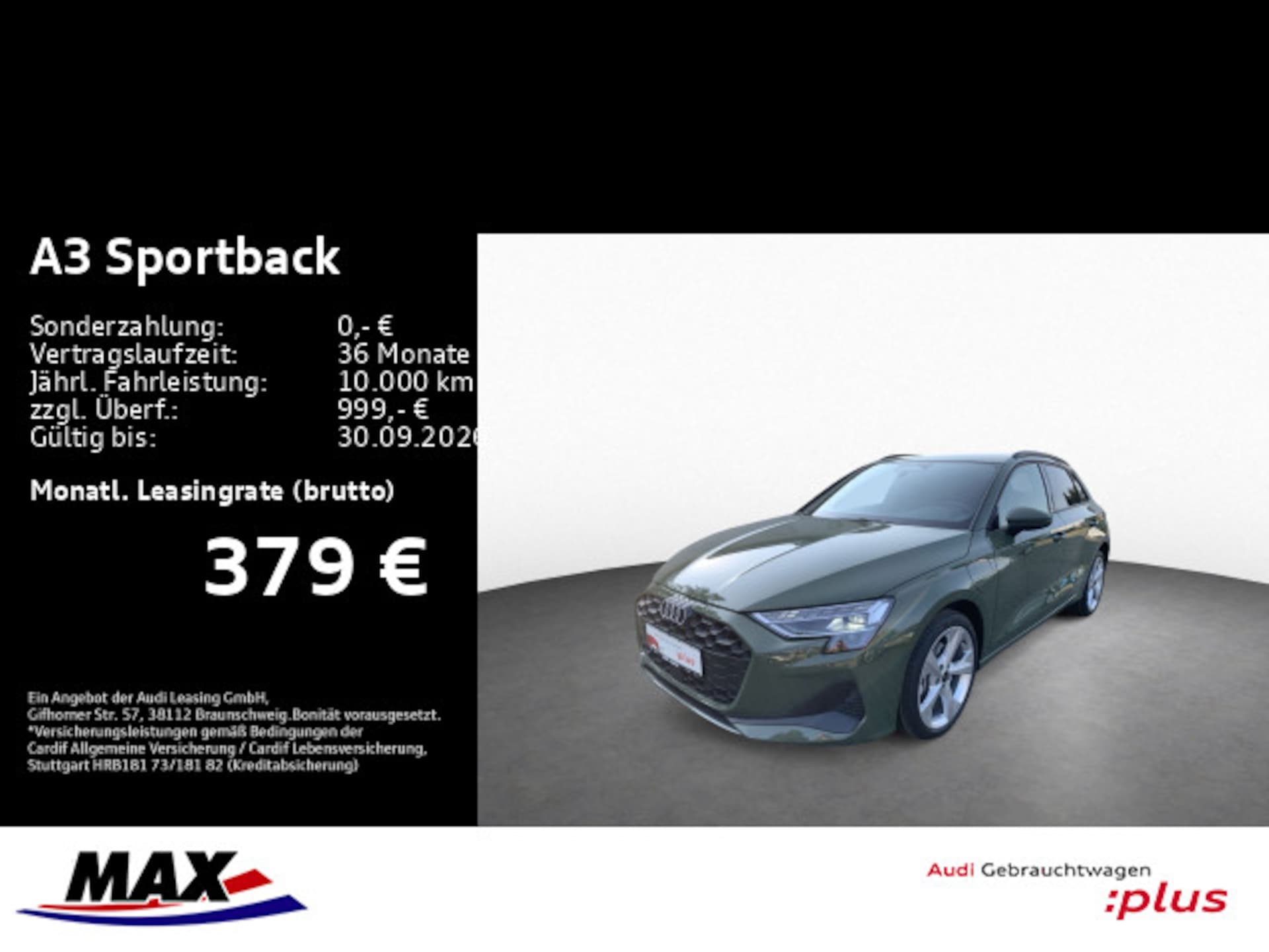 Audi A3 Sportback TFSI e