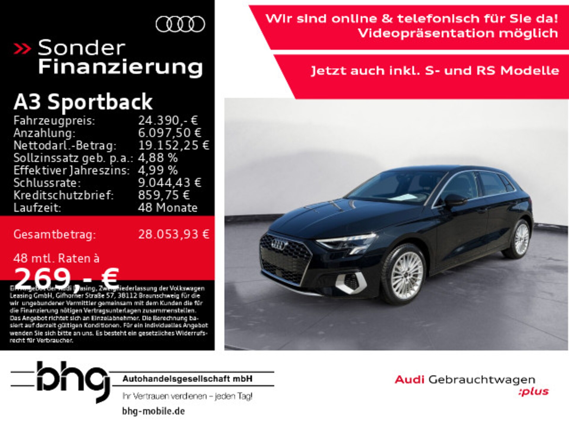 Audi A3 Sportback Advanced