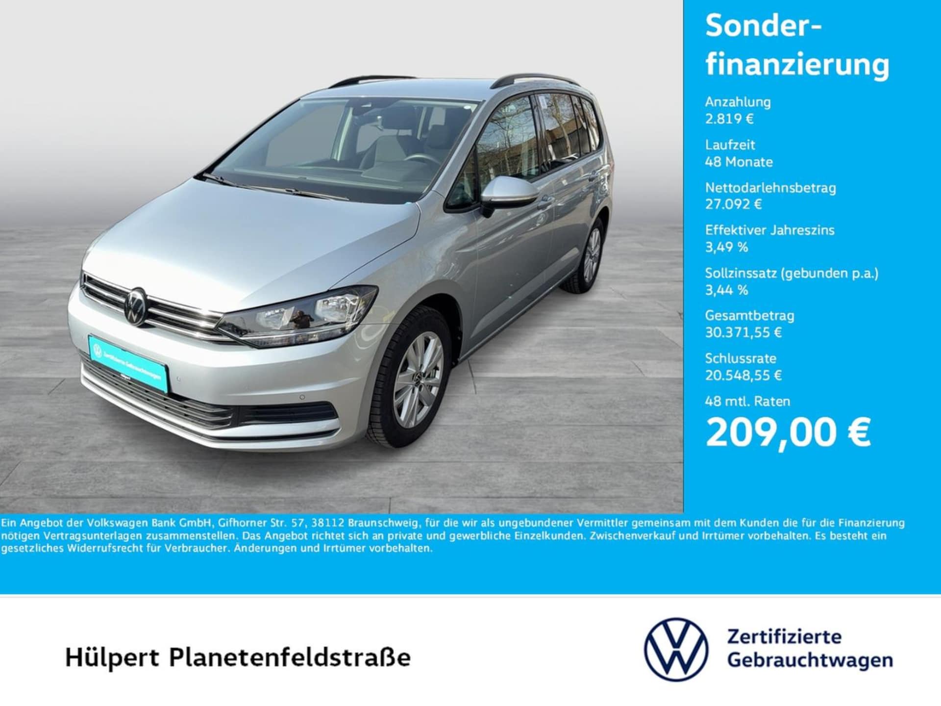 Volkswagen Touran Comfortline