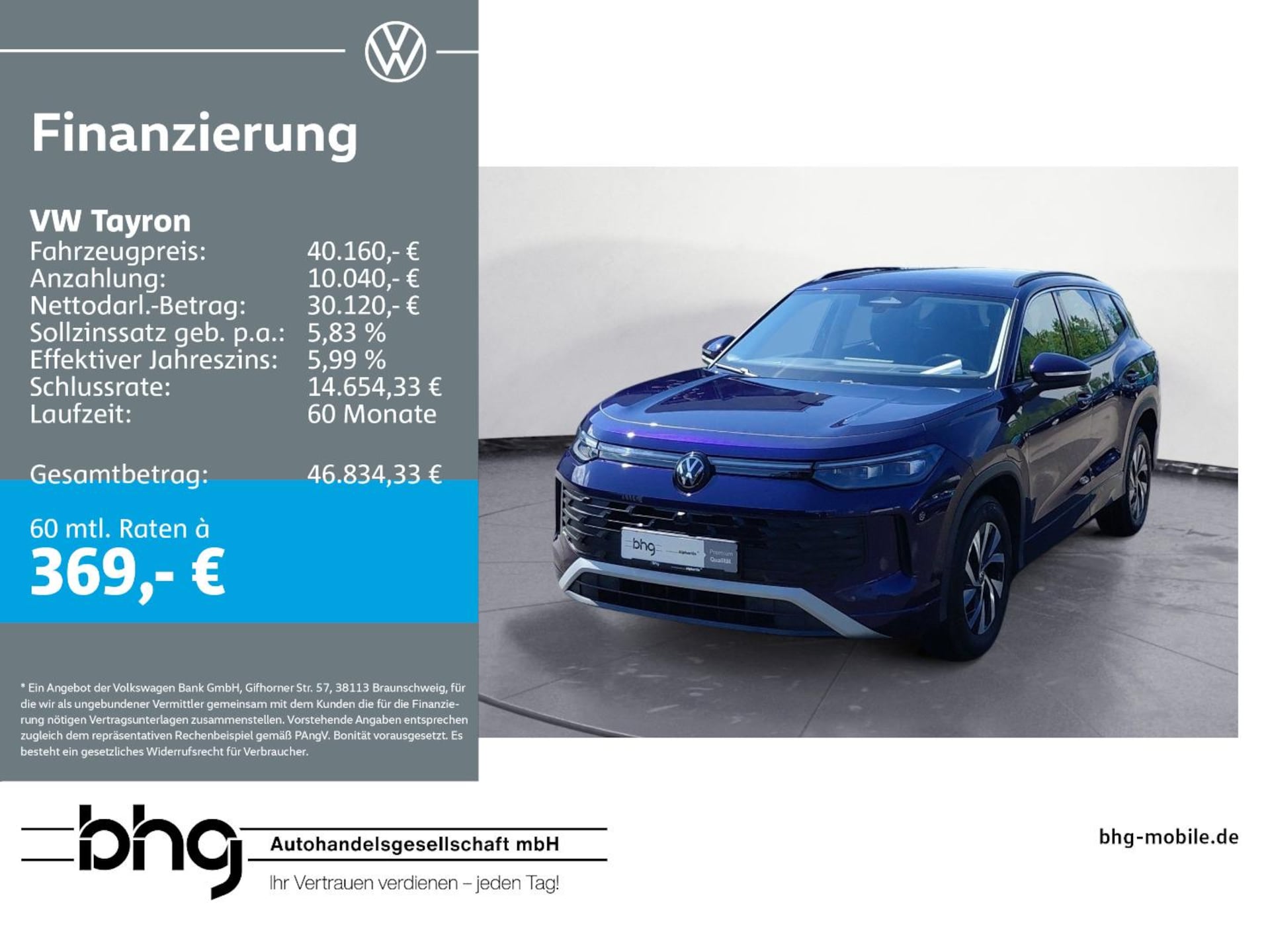 Volkswagen Tayron Life