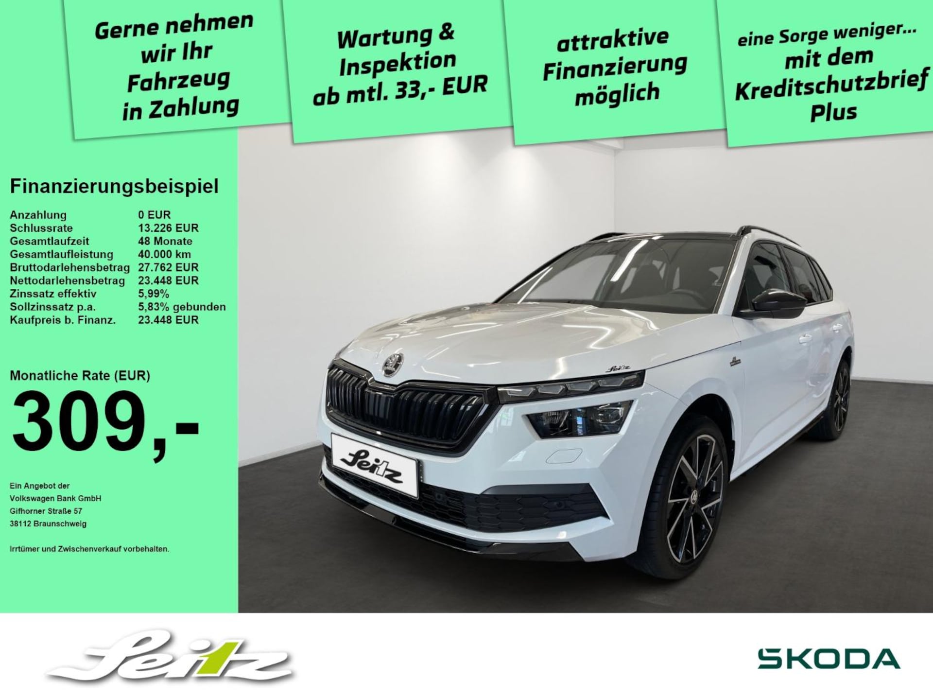 Skoda Kamiq Monte Carlo