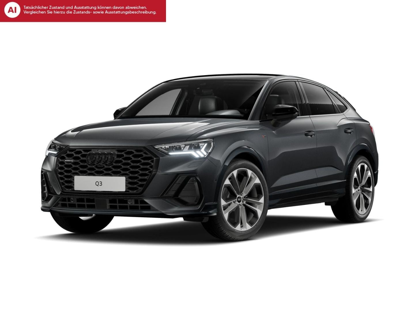 Bild über Audi Q3 Sportback TFSI quattro 140 kW S tronic - für weitere Informationen kontaktieren Sie den Audi Partner