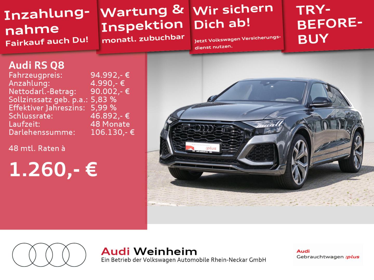 Image about Audi RS Q8 TFSI quattro tiptronic
