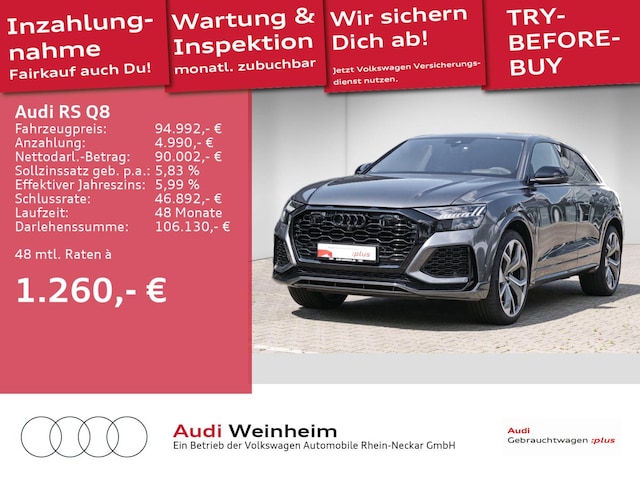 Image about Audi RS Q8 TFSI quattro tiptronic